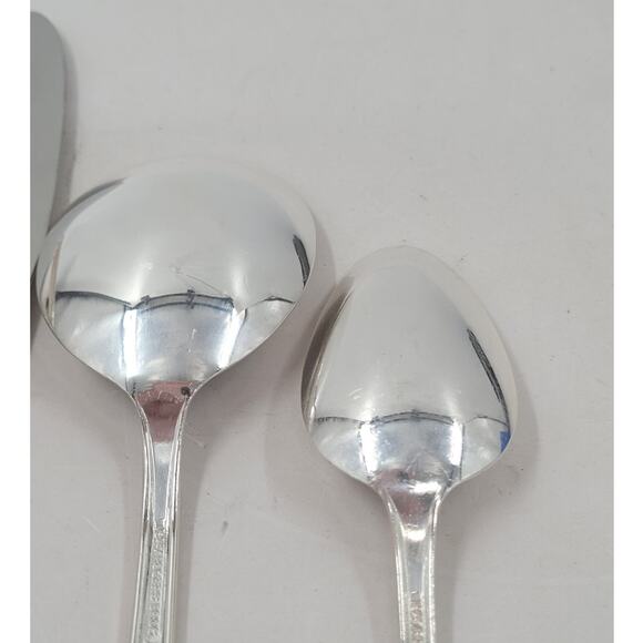 Rogers Brothers‎ Silverplate Eternally Yours Coquette 5 Piece Setting 7-8 - Picture 9 of 12